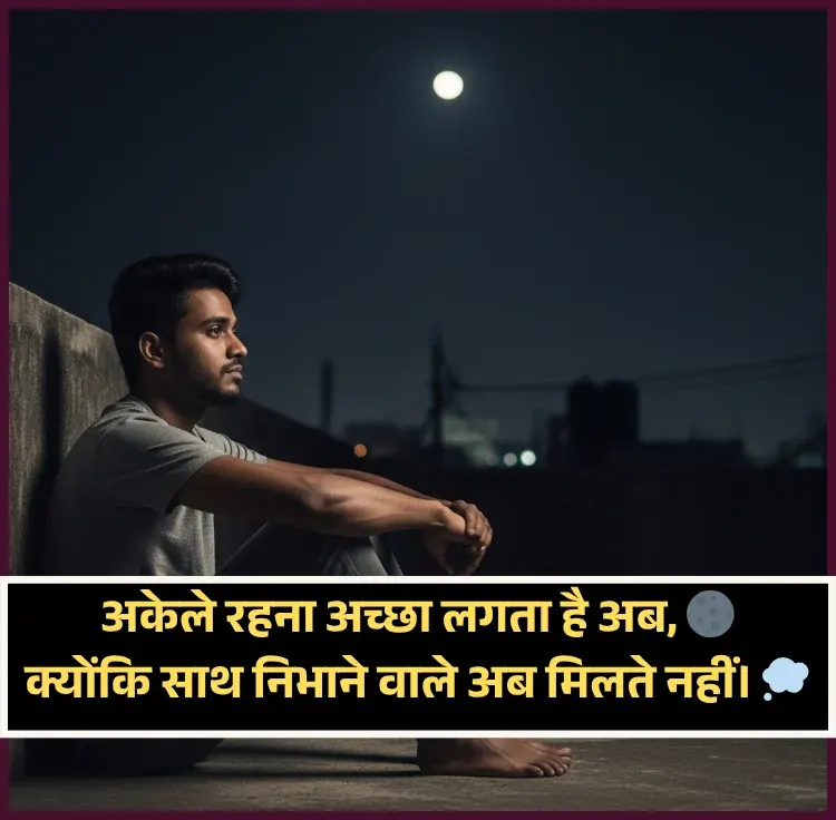 Alone Shayari