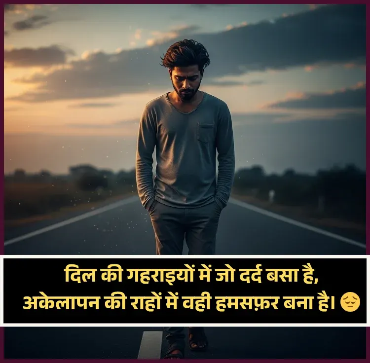 Emotional Alone Shayari