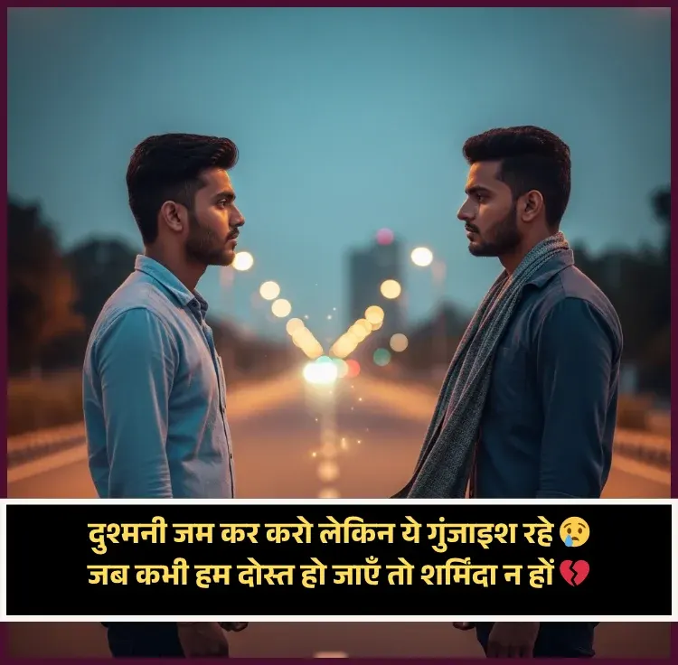 Emotional Broken Friendship Shayari