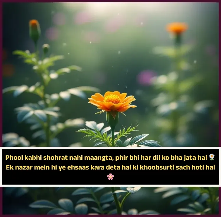 Flower Shayari English