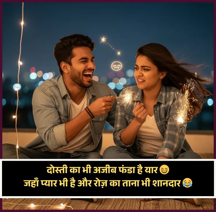 Funny Friendship Shayari in Hindi
