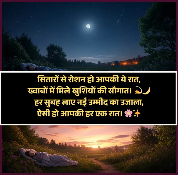 Good Night Shayari Image