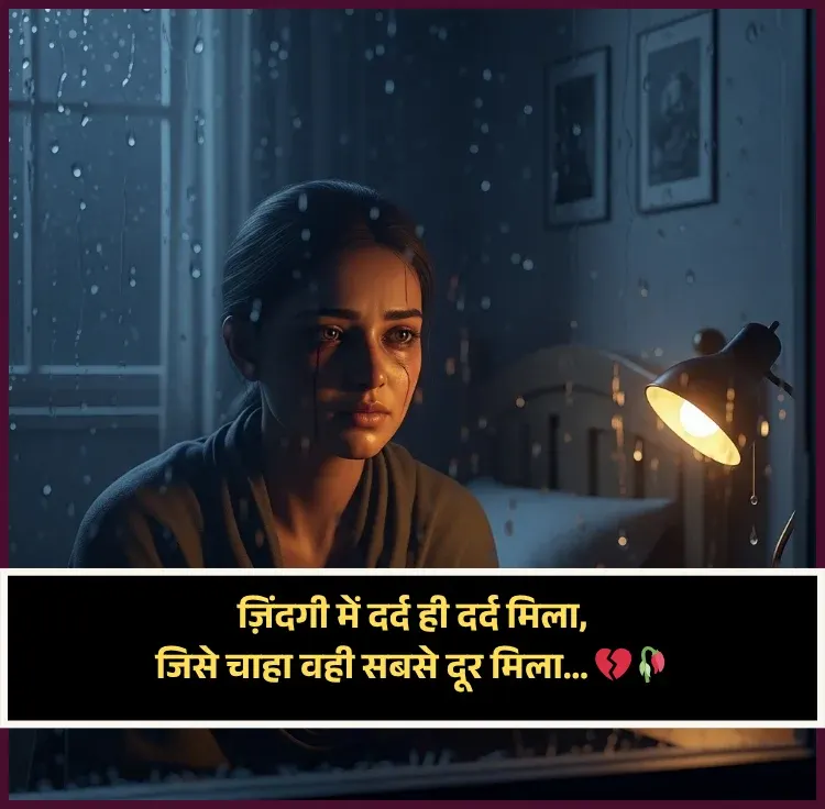 2 Line Sad Shayari on Life