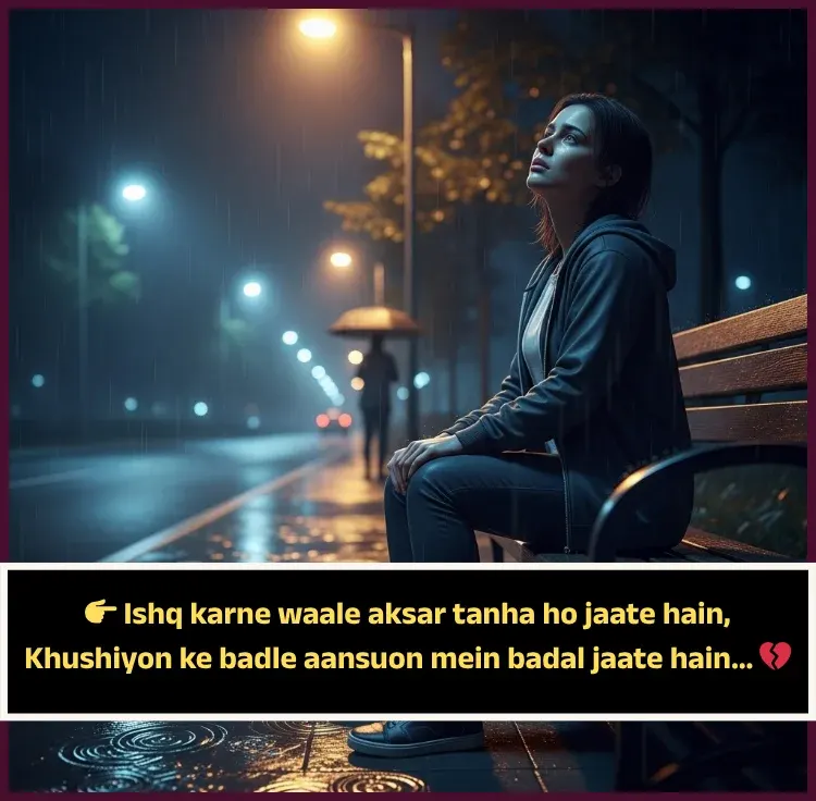 Sad Shayari😭 Life 2 Line English