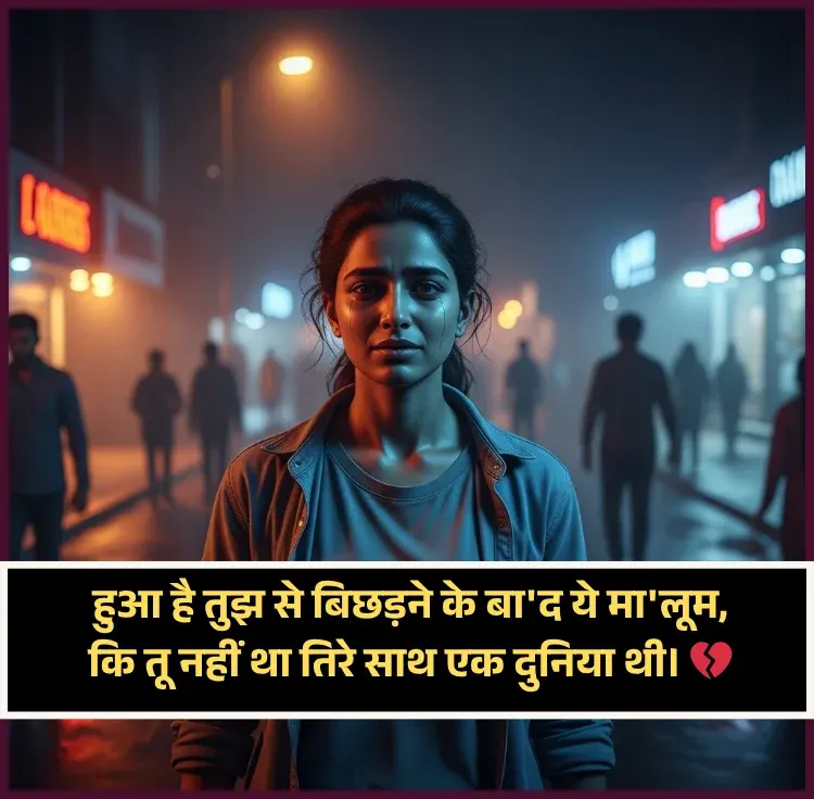 Sad Shayari😭 Life 2 Line