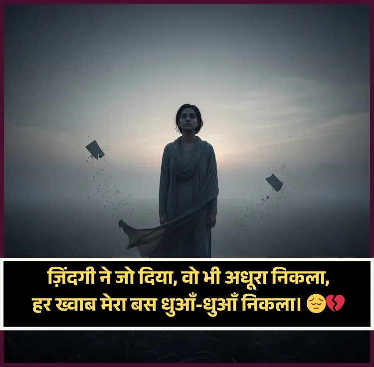 Sad Shayari😭 Life Girl