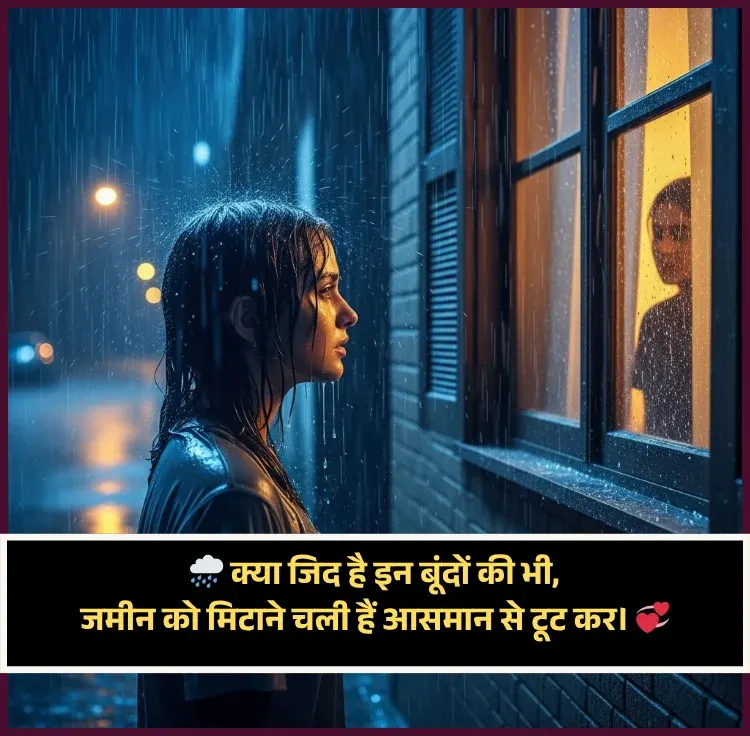 Thanda Mausam Halki Barish Shayari