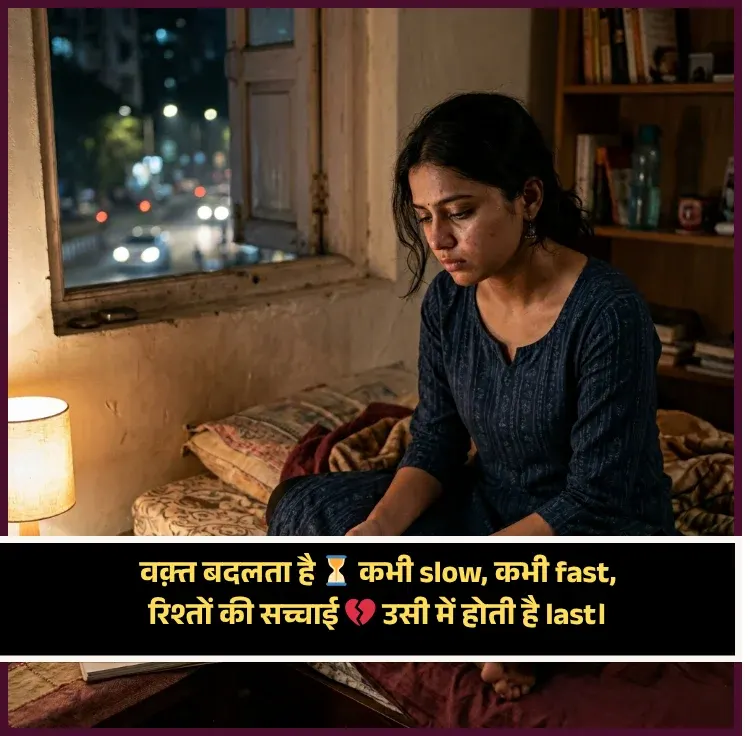 Emotional Dard Rishte Waqt Shayari