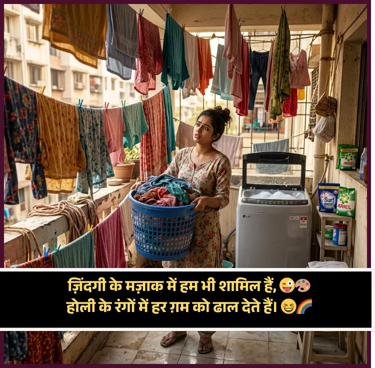 Funny Shayari on Holi