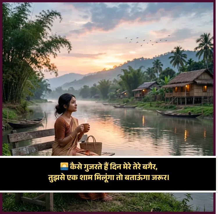 Good Evening Shayari for Friend