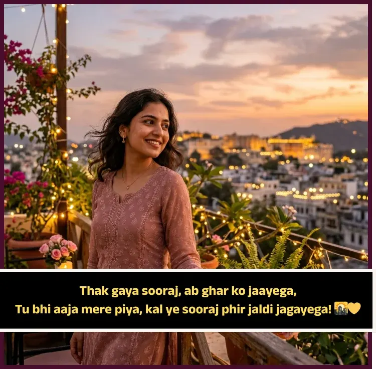 Good Evening Shayari in English