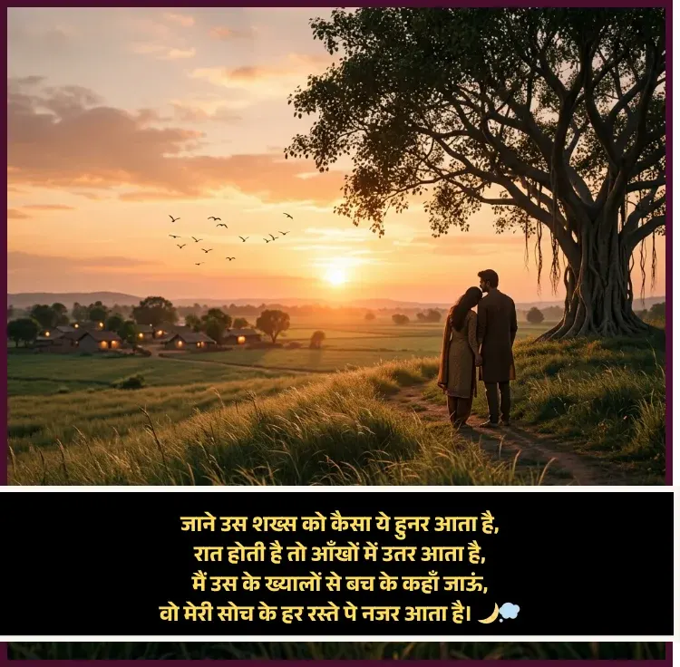 Good Evening Shayari in Hindi Text for Friend