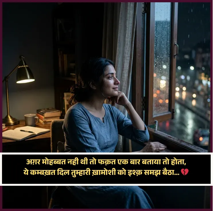 Two Line Deep Meaning Khamoshi Shayari