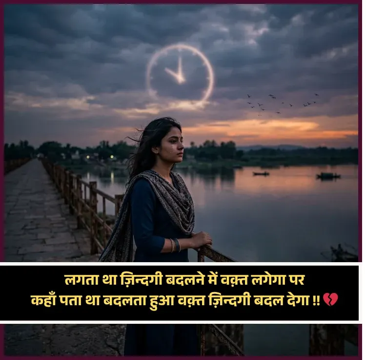 Waqt Shayari in Hindi on Life