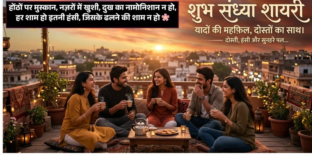 Good Evening Shayari